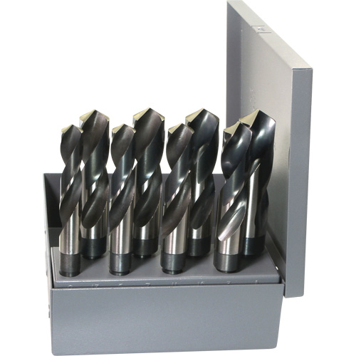 DRILLCO USA S & D Drill Bit Set, 8 Pieces, High Speed Steel