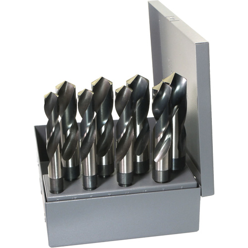 DRILLCO S & D Drill Bit Set, 8 Pieces, High Speed Steel