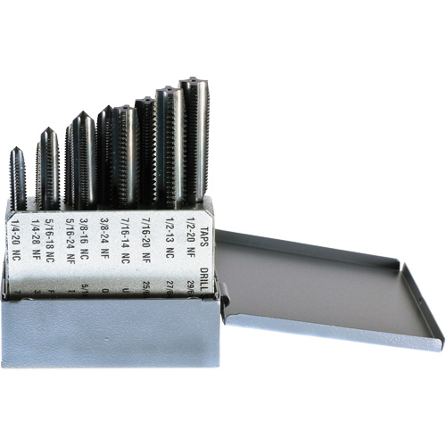 DRILLCO Tap Set, 10 Pieces