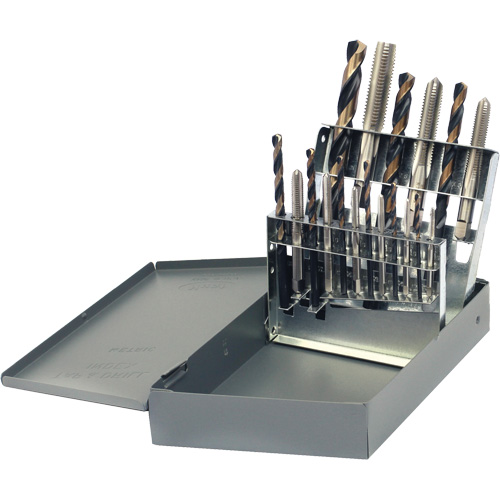 DRILLCO Tap & Drill Set, 18 Pieces
