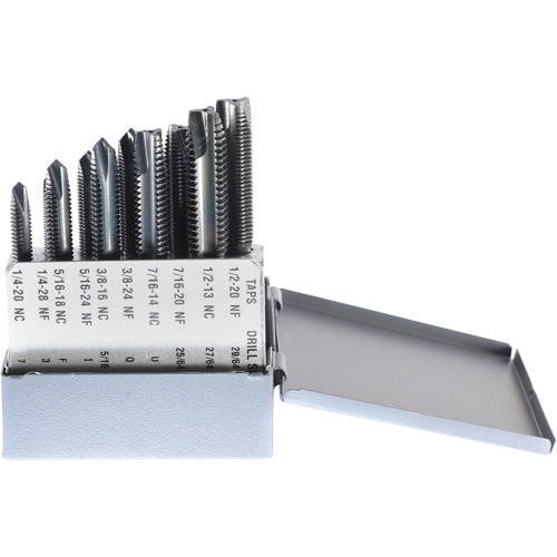 DRILLCO Tap Set, 10 Pieces
