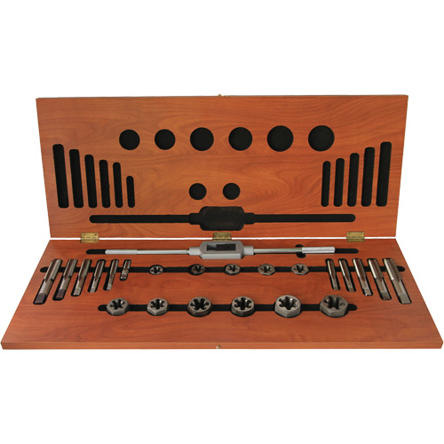 DRILLCO Tap & Die Set, 25 Pieces