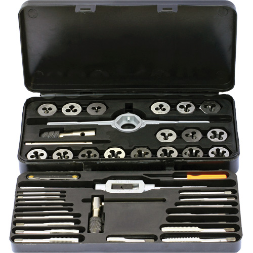 DRILLCO Metric Tap & Die Set, 36 Pieces