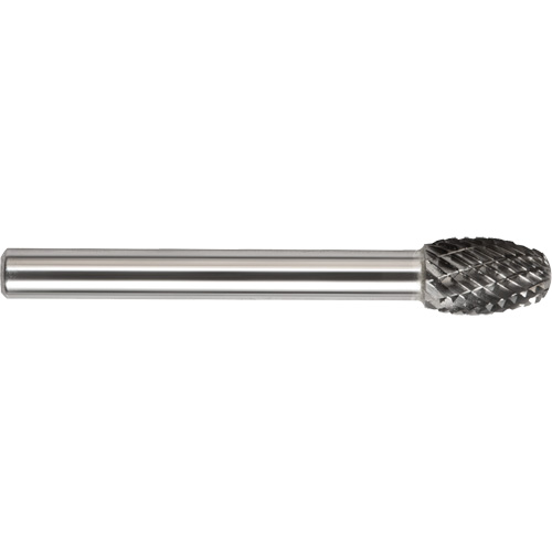 DRILLCO Single Cut Oval Shaped Burr, SE-41L3