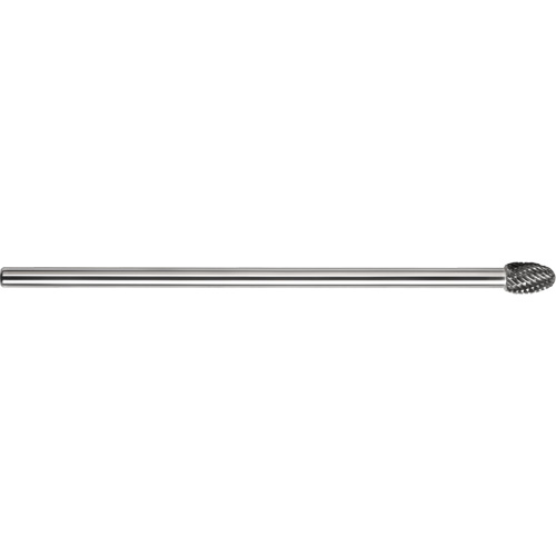 DRILLCO Single Cut Ballnose Tree Burr, SE-1L6
