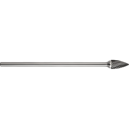 DRILLCO Single Cut Ballnose Cone Burr, SG-5L6