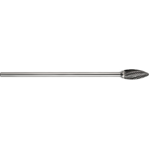 DRILLCO Double Cut Ballnose Cone Burr, SH-2L6