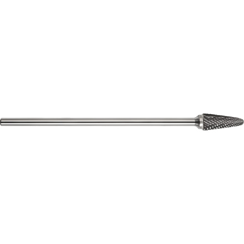 DRILLCO Single Cut Ballnose Cylinder Burr, SL-3L6