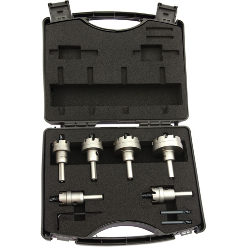 DRILLCO TCT Hole Cutter Set, 6 Pieces