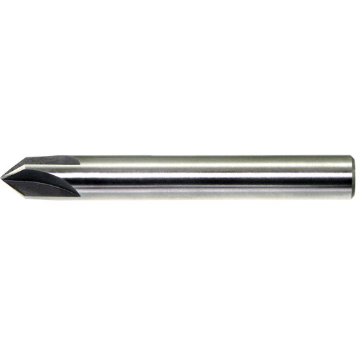 DRILLCO Machine Countersink, 1-1/4", High Speed Steel, 90° Angle, 4 Flutes