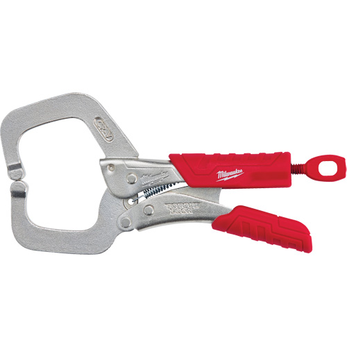 Torque Lock™ Locking Pliers with Regular Jaws & Grip, 6" Length, C-Clamp