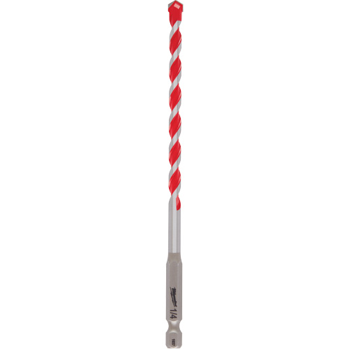 Shockwave™ Hammer Drill Bit, 1/4", Hex Shank, Carbide