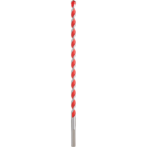 Hammer Drill Bit, 3/8", 3-Flat Shank, Carbide