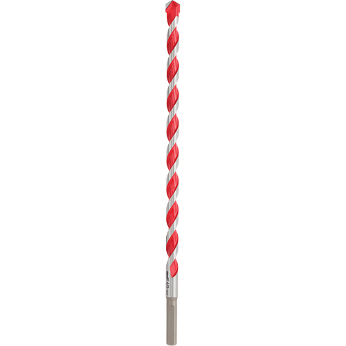 Hammer Drill Bit, 1/2", 3-Flat Shank, Carbide