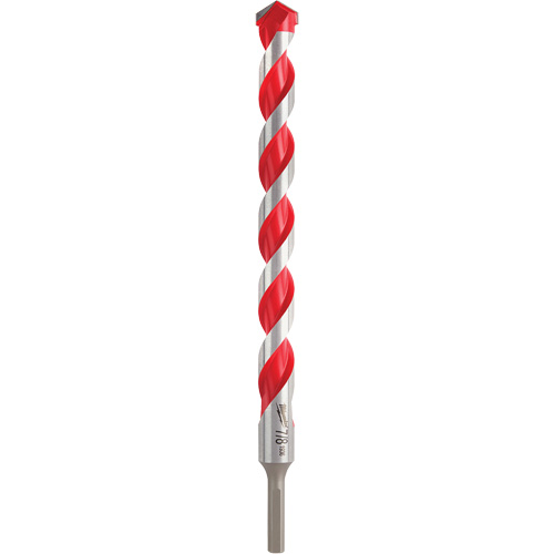 Hammer Drill Bit, 7/8", 3-Flat Shank, Carbide