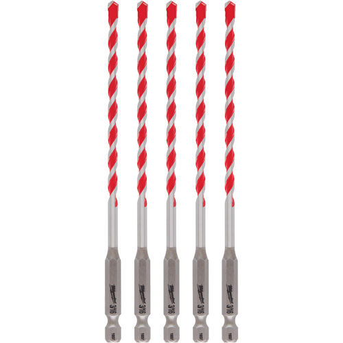 Shockwave™ Hammer Drill Bit, 3/16", Hex Shank, Carbide