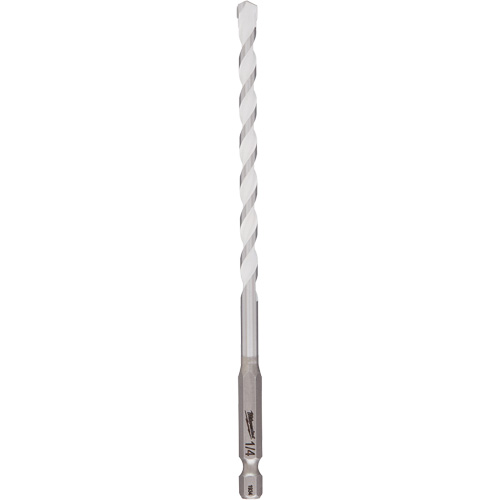 Shockwave™ Multi-Material Drill Bit, 1/4", Hex Shank, Carbide