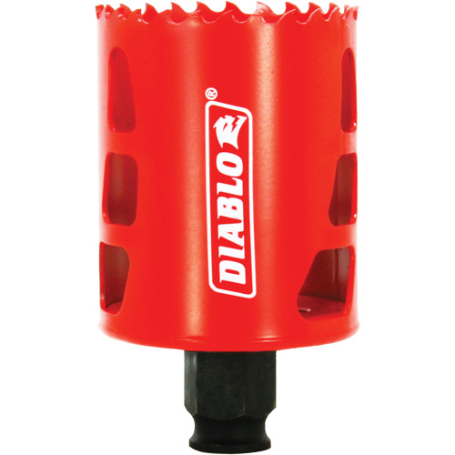 Hole Saw, 2-1/8", 2-3/8" Depth of Cut, Bi-Metal
