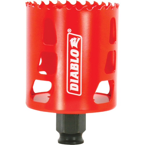Hole Saw, 2-3/8", 2-3/8" Depth of Cut, Bi-Metal