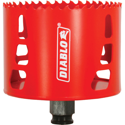 Hole Saw, 3-1/2", 2-3/8" Depth of Cut, Bi-Metal
