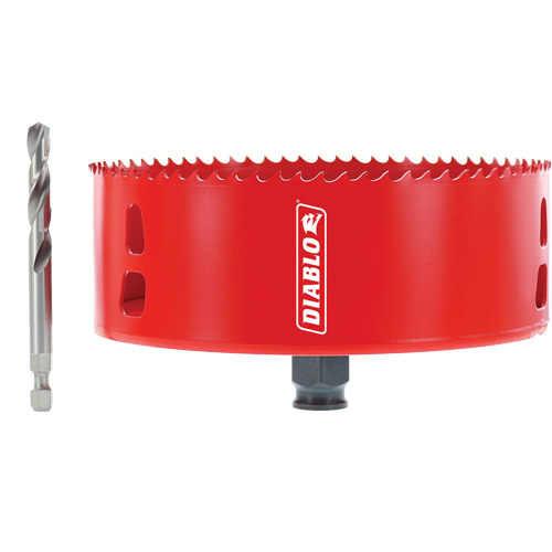 Recessed Lighting Hole Saw, 5-3/8", 1-7/10" Depth of Cut