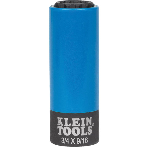 2-in-1 Coated Socket, Impact, 12 Points