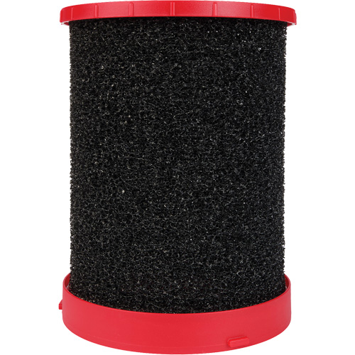 Large Wet/Dry Vacuum Wet Filter, Foam, Fits 12 US gal./9 US gal./6 US Gal.