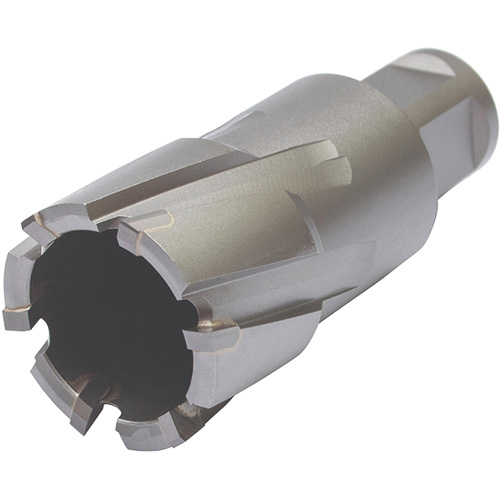 Core Cut Annular Cutter with Weldon Shank, 41 mm Diameter, Carbide, 30 mm Depth of Cut, 3/4" Shank