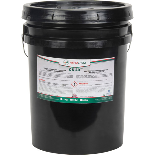 AEROCHEM CS-40 Low-Temperature Multi-Purpose Grease, 17 kg, Pail