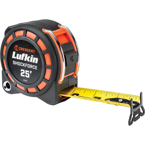 Shockforce™ G1 Dual Sided Tape Measure, 1-3/16" x 25', Imperial Graduations