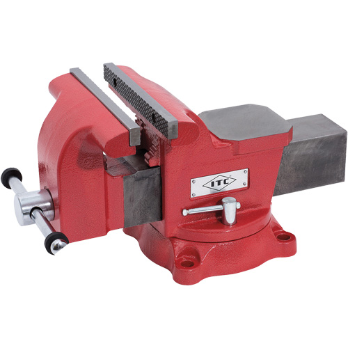 Mechanic's Vise, 8" Jaw Width, 3-1/2" Throat Depth