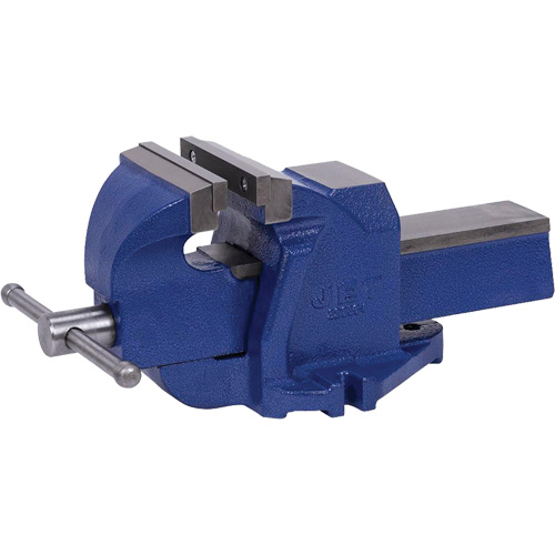 Heavy-Duty British Pattern Bench Vise, 6" Jaw Width, 3-1/2" Throat Depth