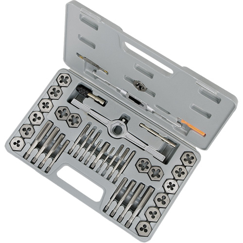 TD40A Premium SAE Alloy Tap & Die Set, 40 Pieces