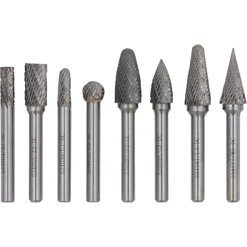 CBHP-8 Jet-Kut® Premium Carbide Burr Set, 8 Pieces