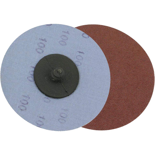 Cloth Backing Sanding Discs for Die Grinders - Steel Application, 3" Dia., 36 Grit, Aluminum Oxide