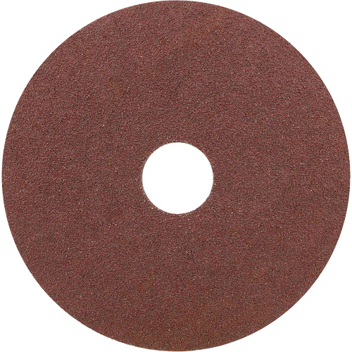 Resin Fibre Sanding Discs for Angle Grinders - Steel Application, 4-1/2" Dia., A60 Grit, Aluminum Oxide