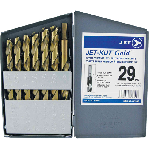 GF29RS Drill Bit Sets, 29 Pieces, Alloy Steel