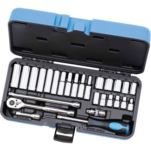 SW1428M-6 Socket Wrench Set, 28 Pcs, 1/4" Drive Size, Deep