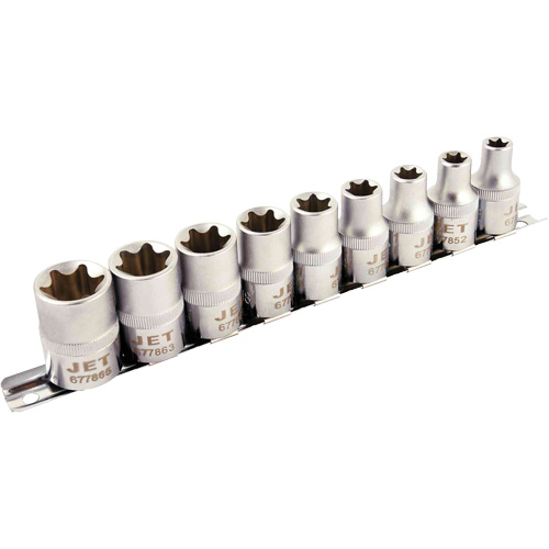 SS1209TS External Torx® Socket Set, 9 Pcs, 1/2" Drive Size