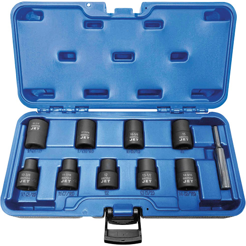 PST-1012 Twist Socket Sets, 10 Pcs, Impact, 1/2" Drive Size
