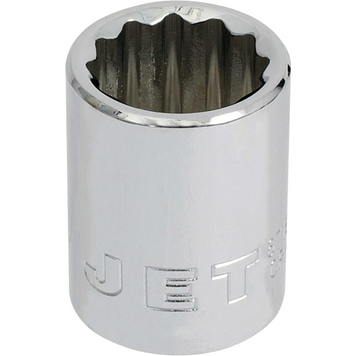 Chrome Socket, 19 mm, 3/8" Drive, 12 Points