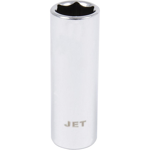 Chrome Socket, 3/8", 1/2" Drive, 12 Points