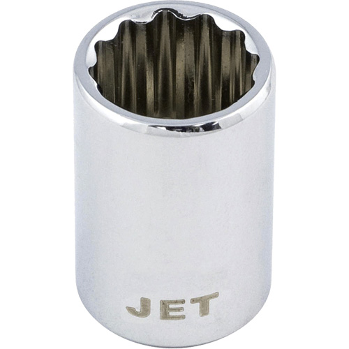 Chrome Socket, 21 mm, 1/2" Drive, 12 Points