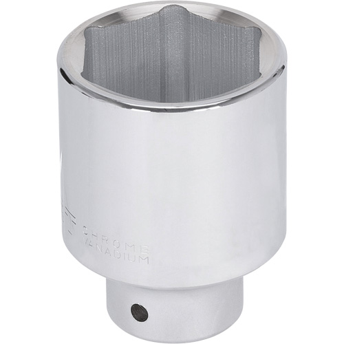 Chrome Socket, 1-1/8", 3/4" Drive, 6 Points, Deep