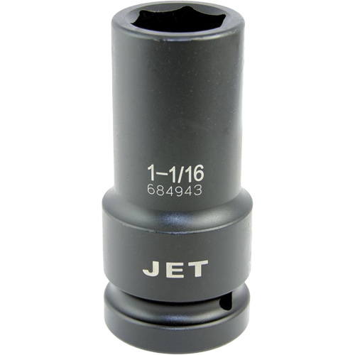 Extra Thin Wall Socket, Impact, 1-1/8", 1" Drive, 6 Points, Deep