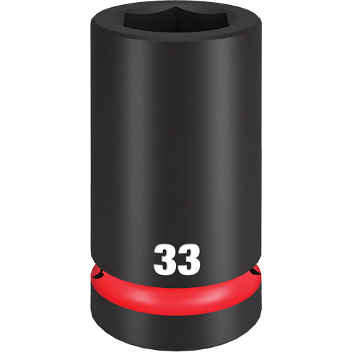 Shockwave Impact Duty™ Socket, Impact, 33 mm, 1" Drive, 6 Points, Deep