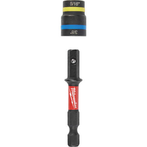 Shockwave Impact Duty™ Quik-Clear™ 2-in-1 Nut Driver, 5/16"/3/8" Drive, 2-1/2" L, Magnetic