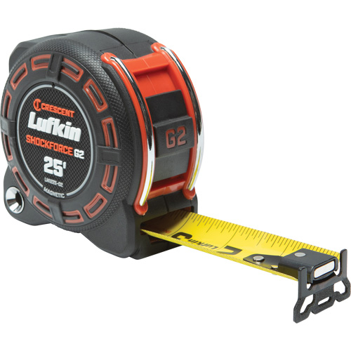 Shockforce™ G2 Magnetic Tape Measure, 1-1/4" x 25'