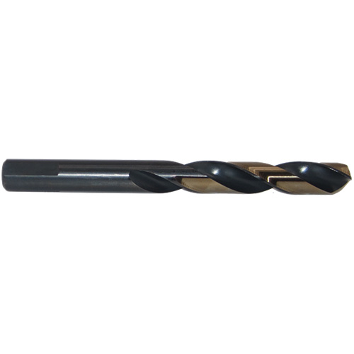 Two-Tone 3-Flat Mechanic's Drill, 9/32", High Speed Steel, 135° Point