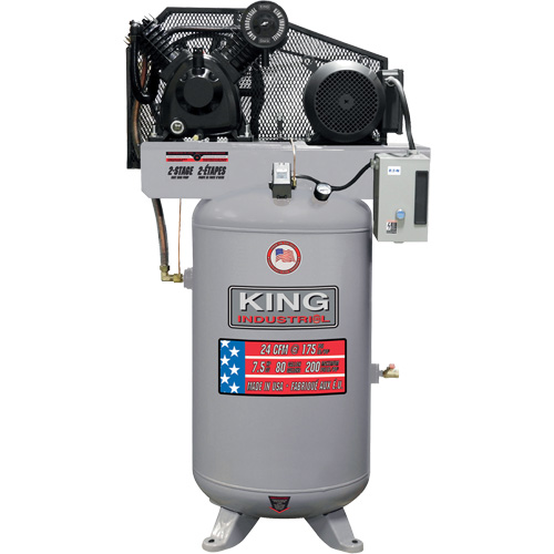 2-Stage Air Compressor, 80 Gal. (96 US Gal)